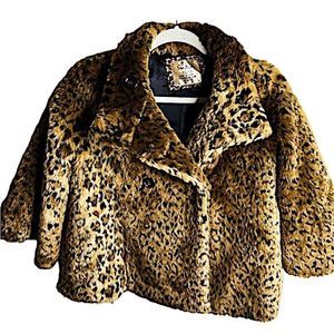 Free People Cheetah Fur Coat